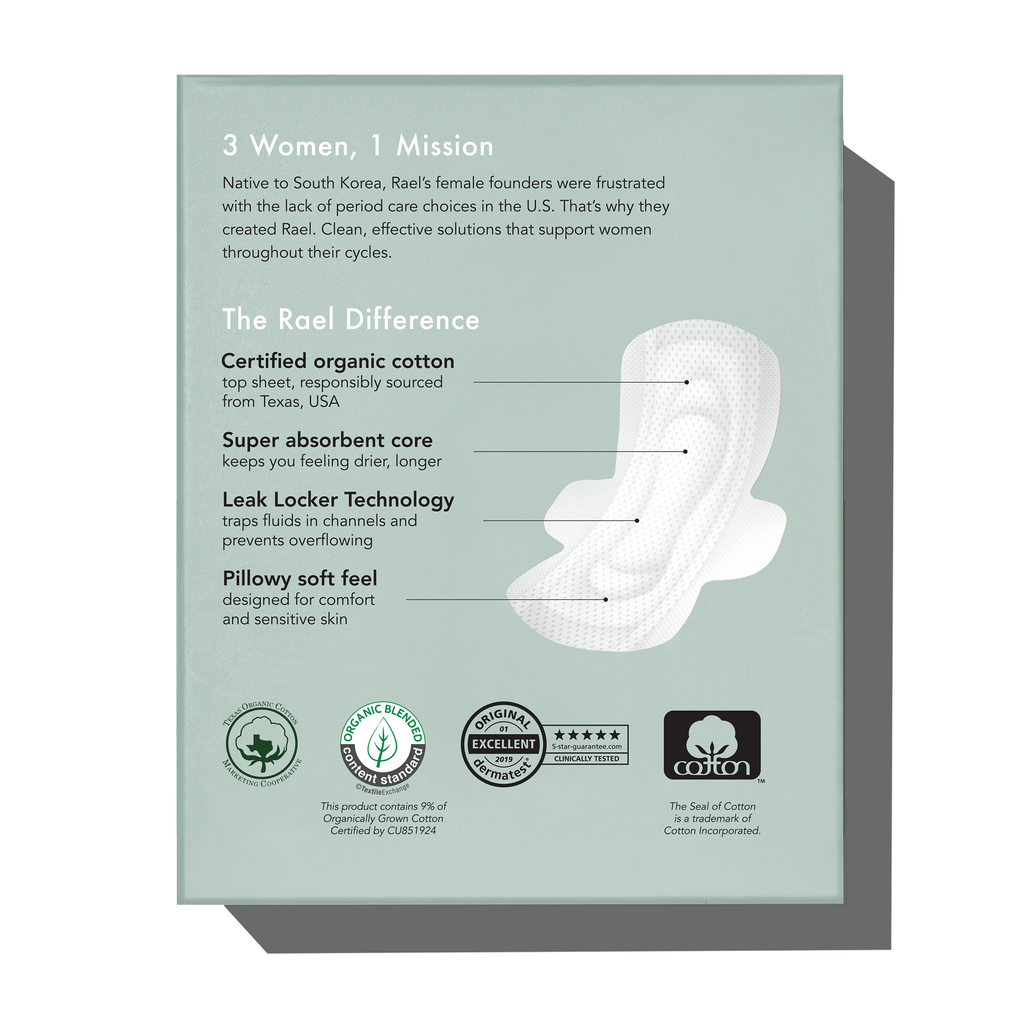 Petite Organic Cotton Cover Pads With Wings