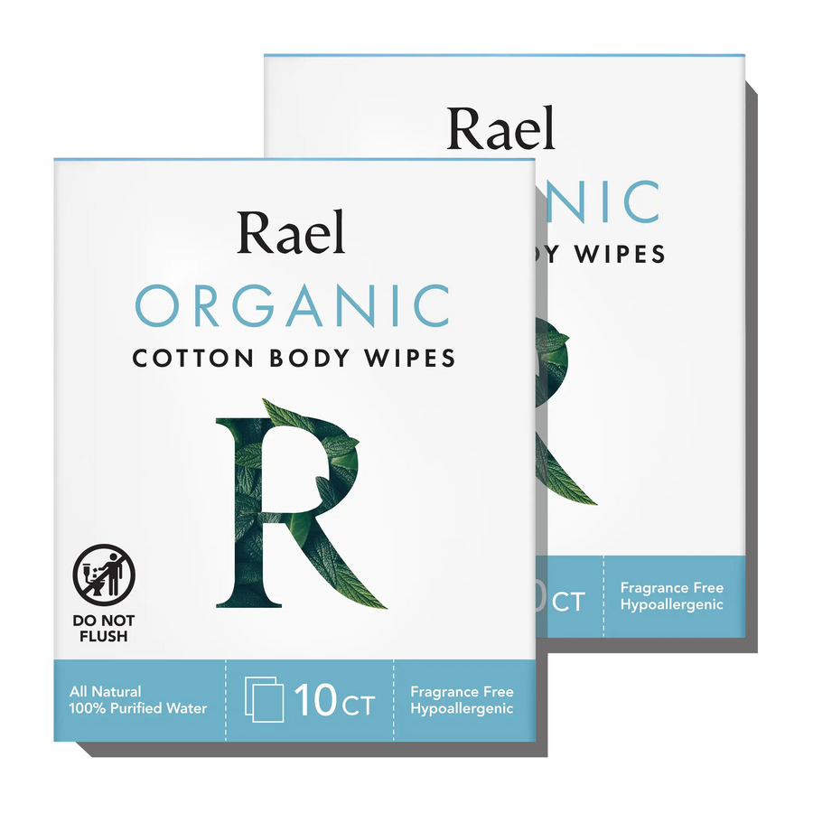 Organic Cotton Body Wipes - 2 Pack N5