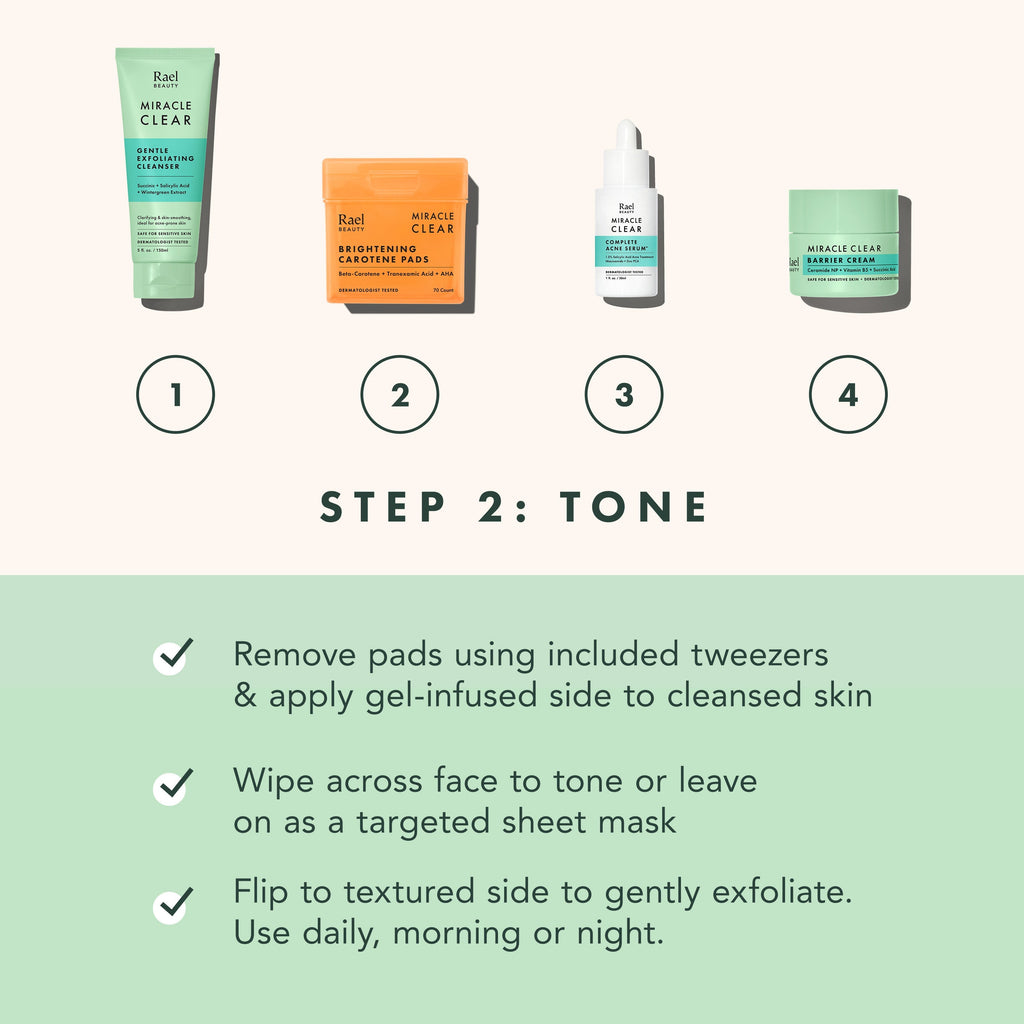 Miracle Clear Brightening Carotene Pads